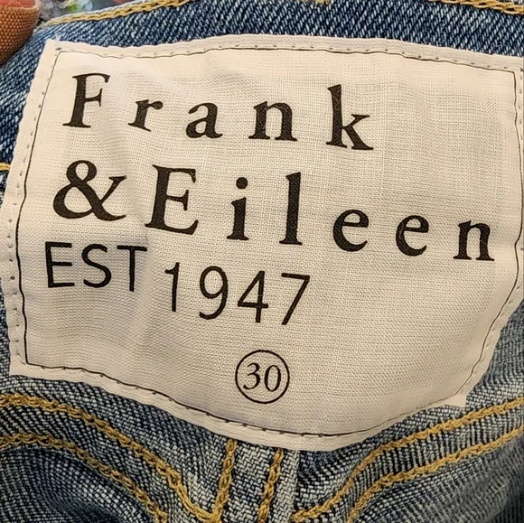 Frank & Eileen Cork Everyday Medium wash jeans button fly size 30 sz 10
